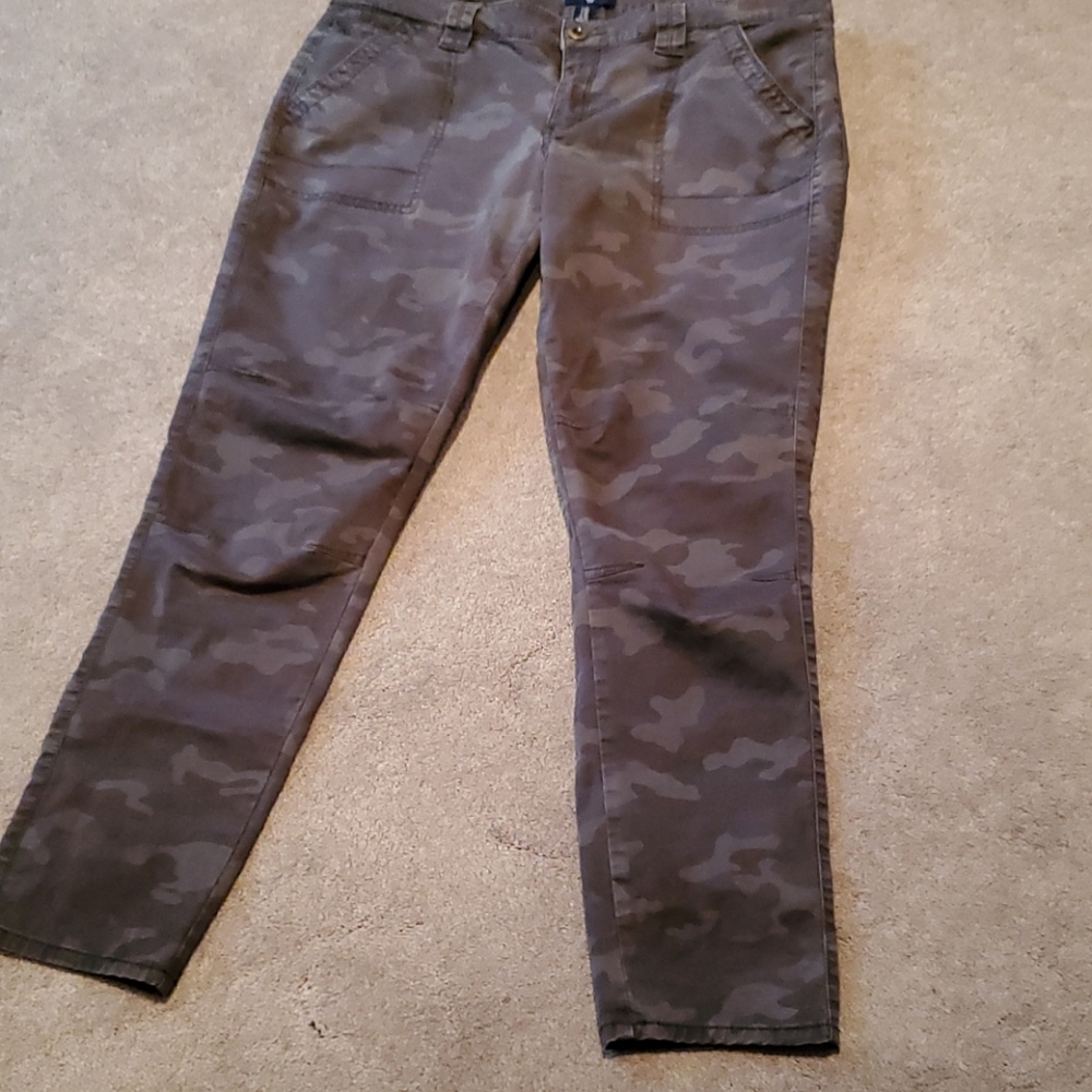 GAP Skinny military green camo, 14